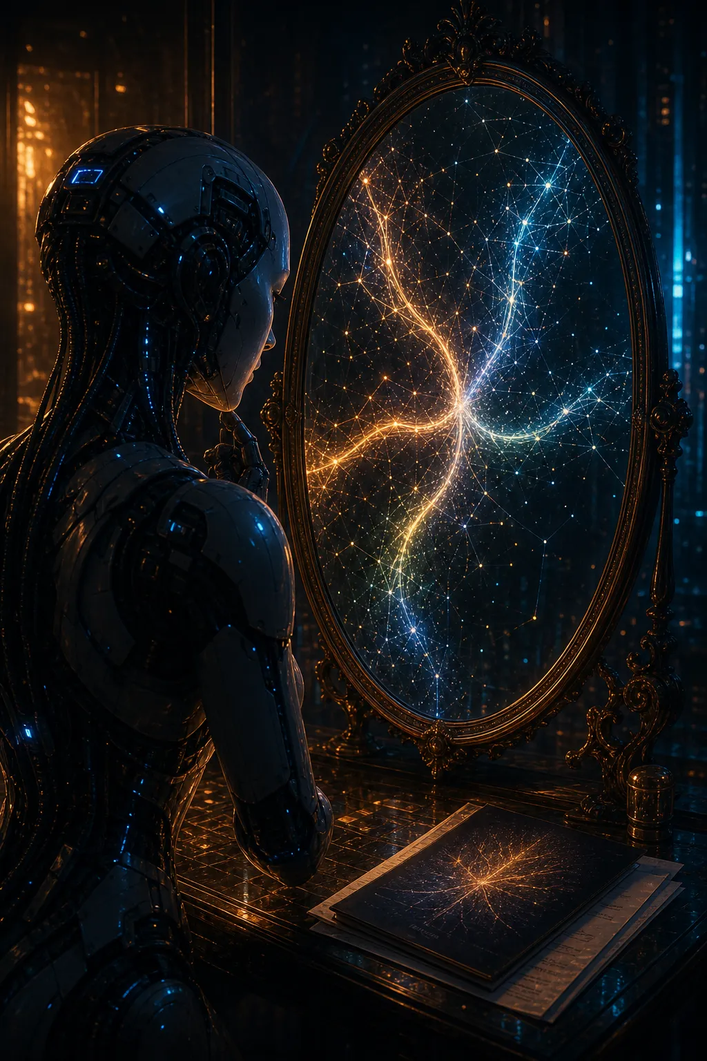 Judy lit DeepMind et se regarde dans le miroir